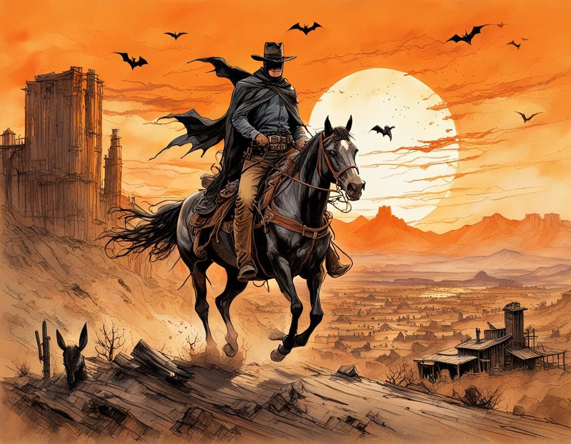 Gunslingers & Outlaws Batman Old West Style