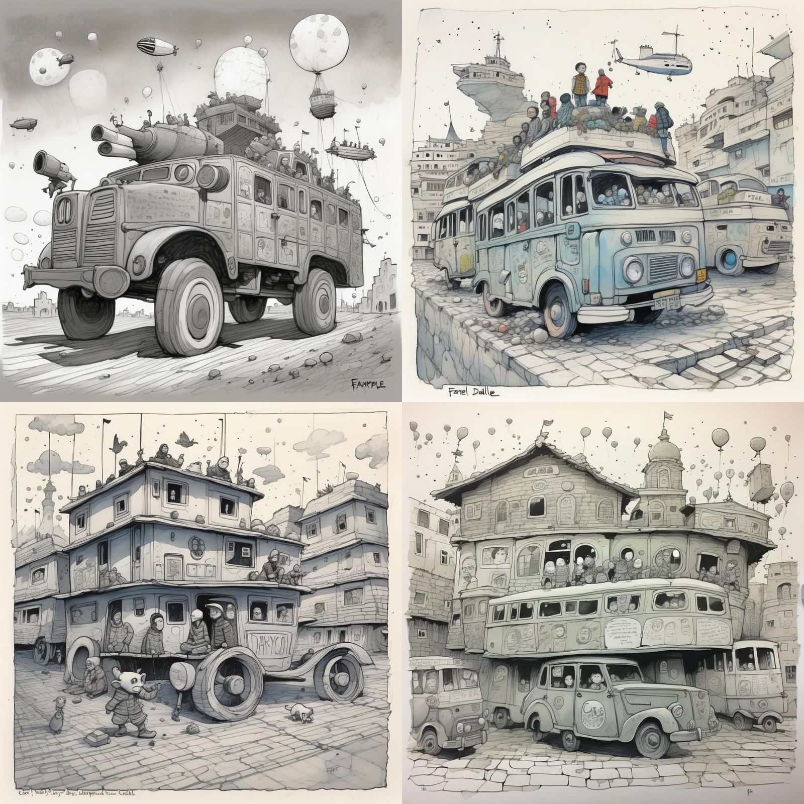 Comic Book Art: Surreal Illustration