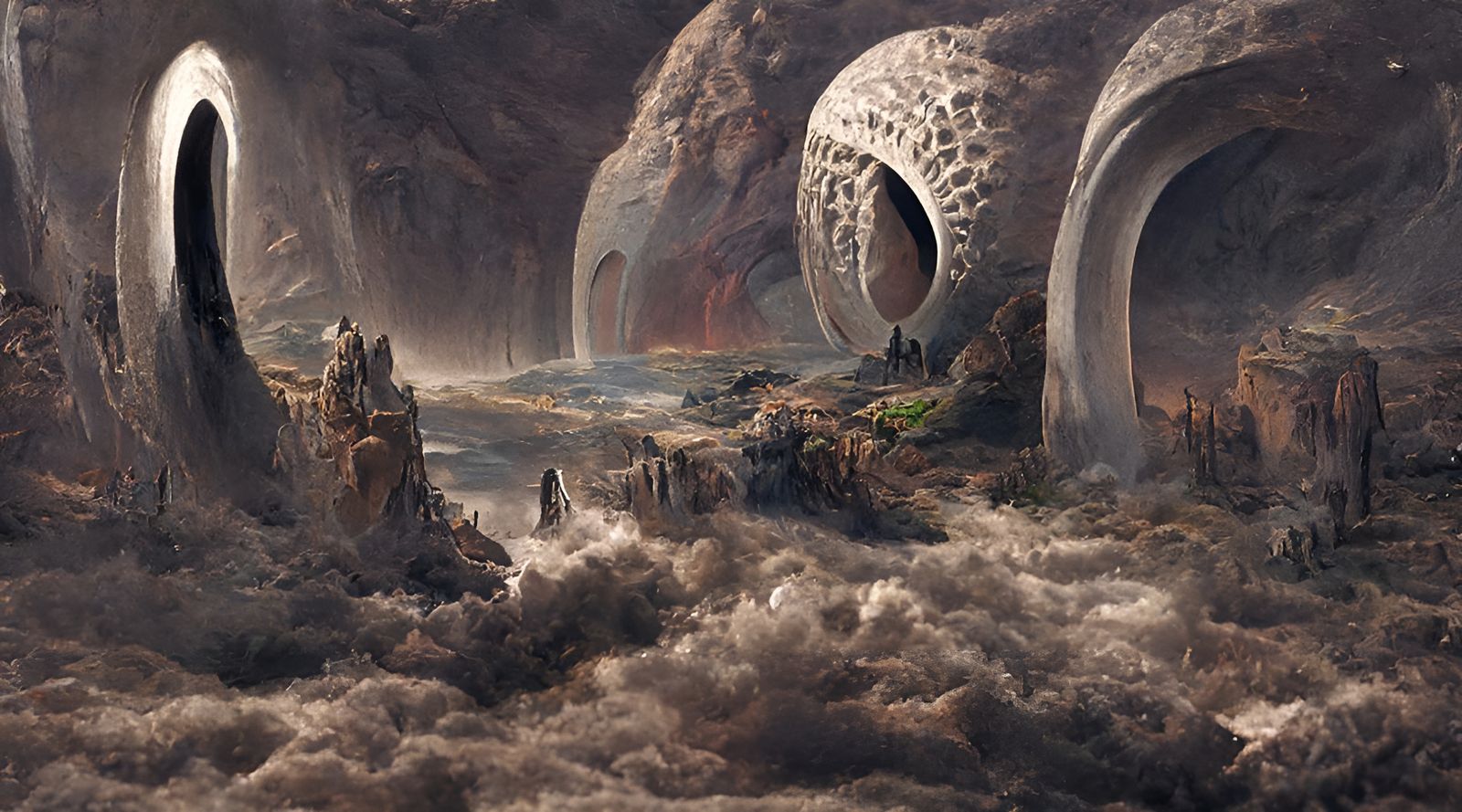 Stargate to Alien World: 3D Digital Art