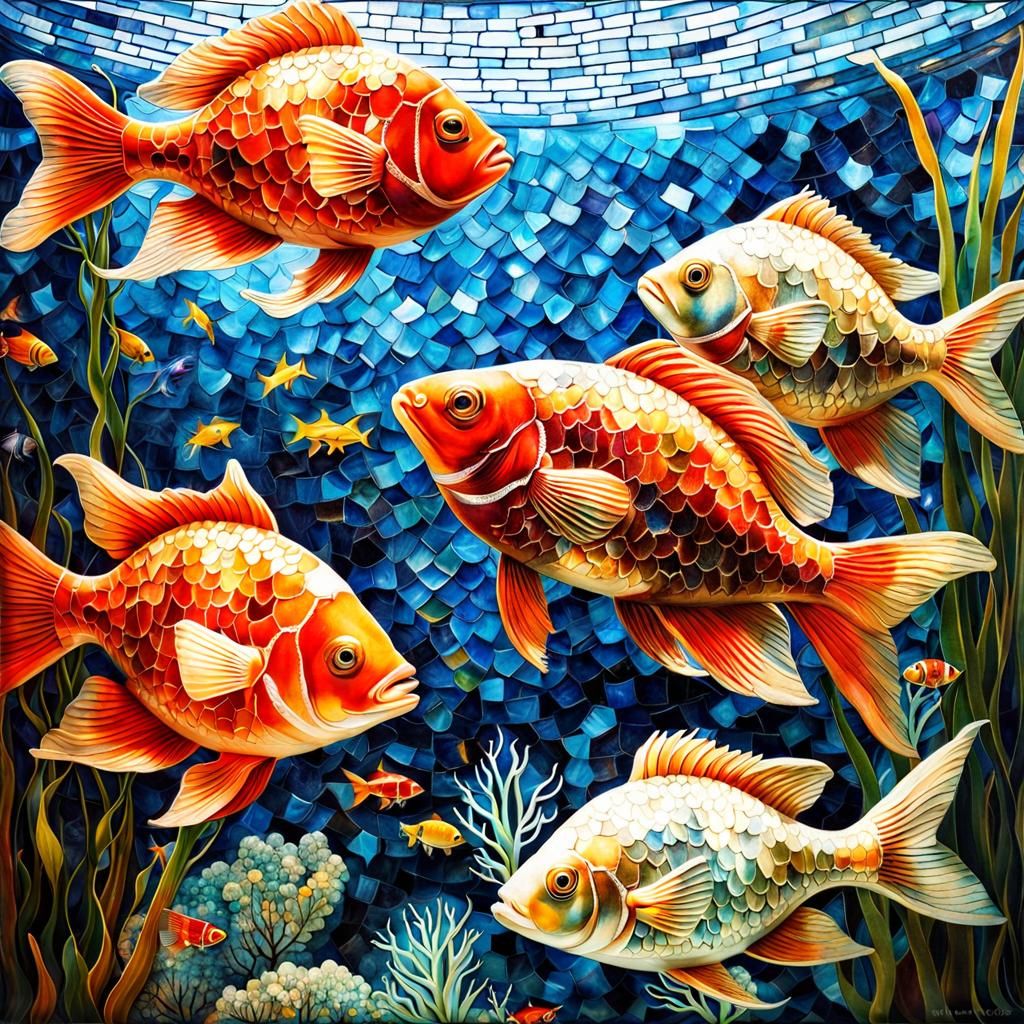 Mosaic underwater 🐟 🐠