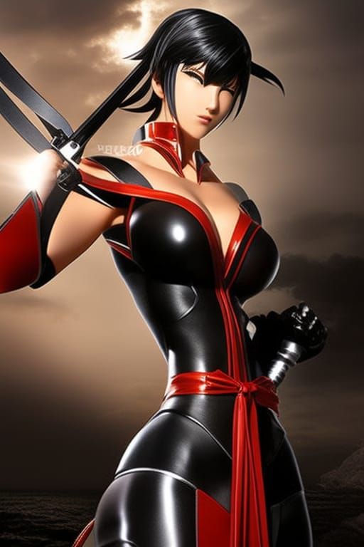 Anime Portrait of Bodybuilder in Opera House Setting