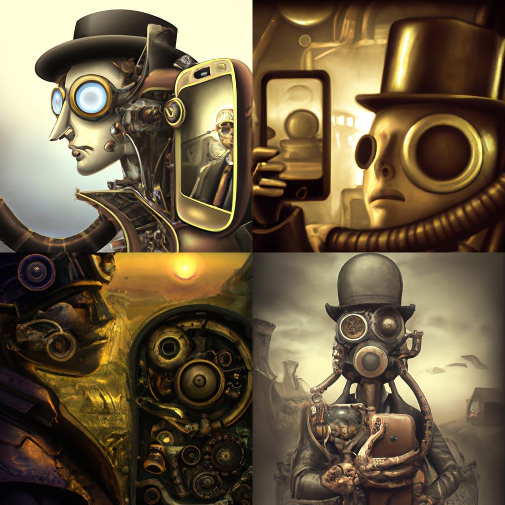 Last Android Selfie at the End of World