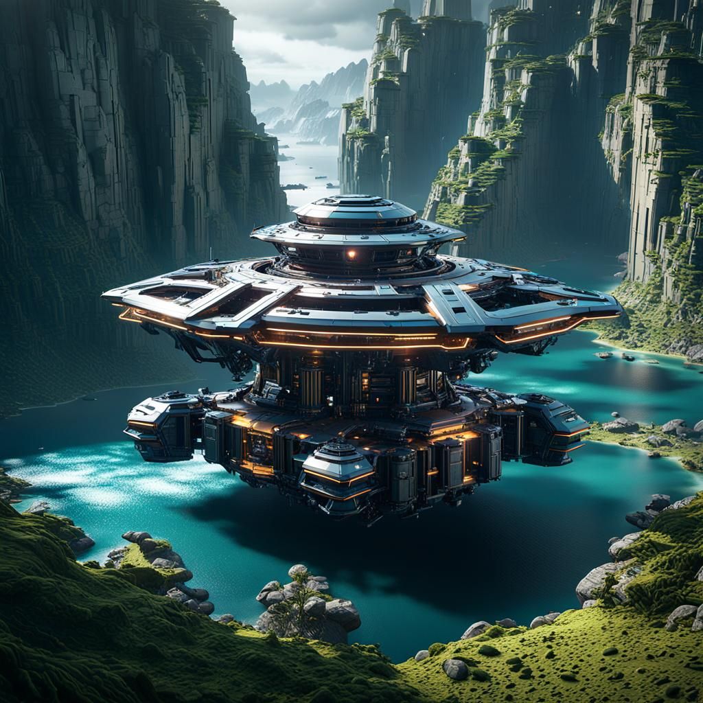 Floating Island City of Inventors and Engineers