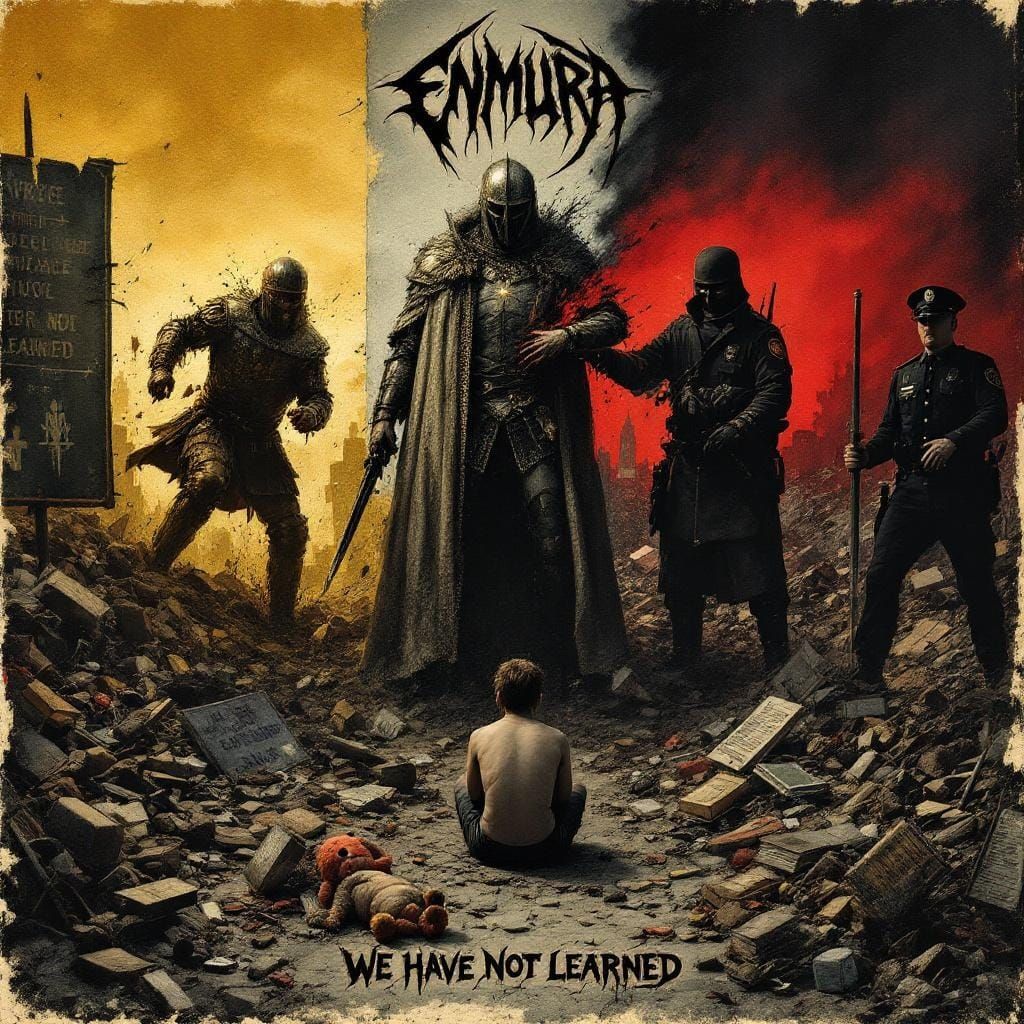 Enmura Album Cover: A Cycle of Violence