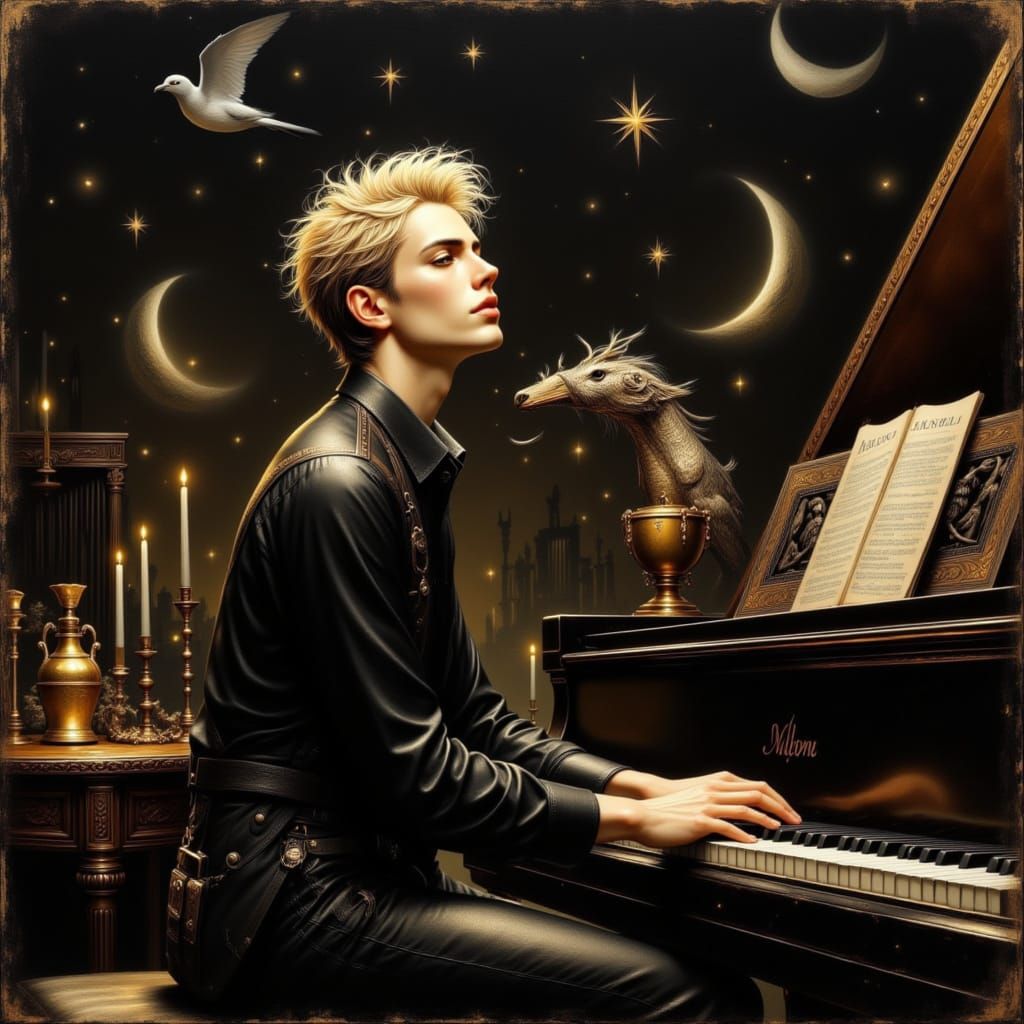 Golden Piano Man: An Ancient Melody