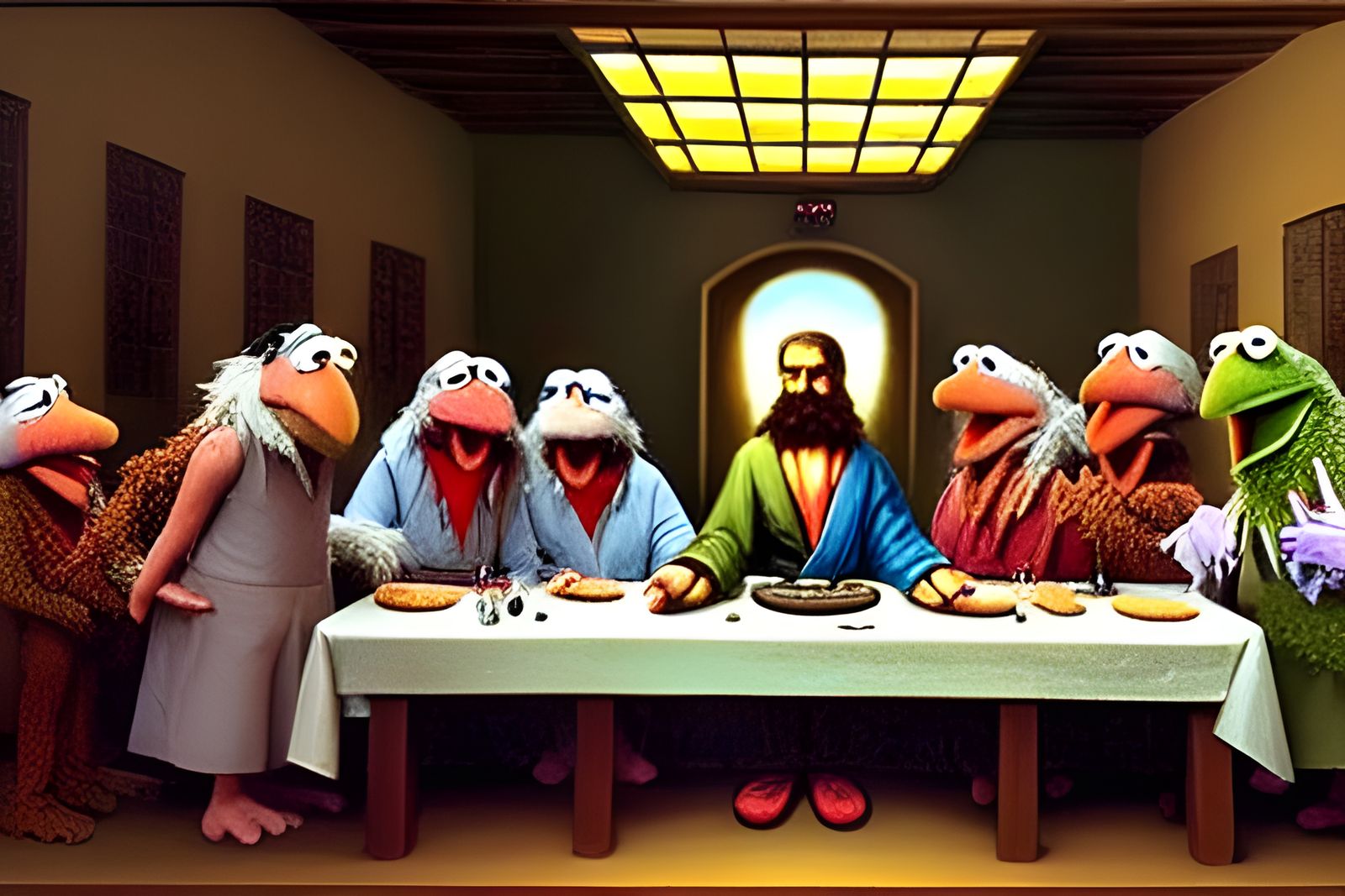 The Muppets Recreate The Last Supper