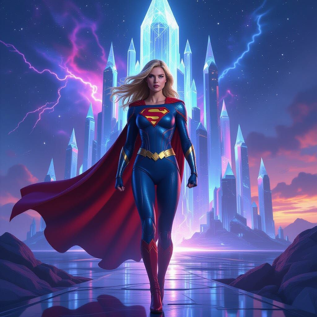 Supergirl Discovers Crystal Castle with Guardians of OA
