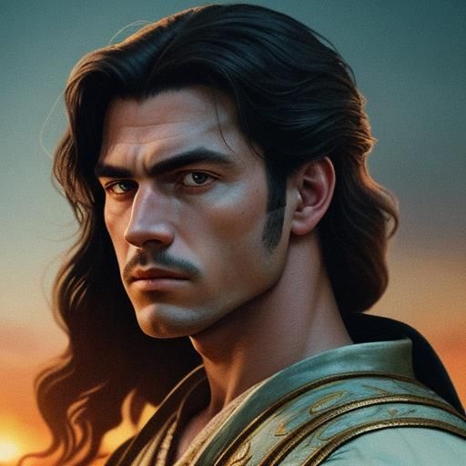 Dramatic Romance Novel Cover Film Still