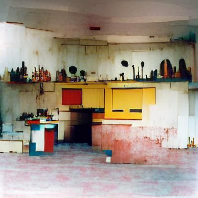 Abstract Kitchen: An Unrecognizable AI Rendering