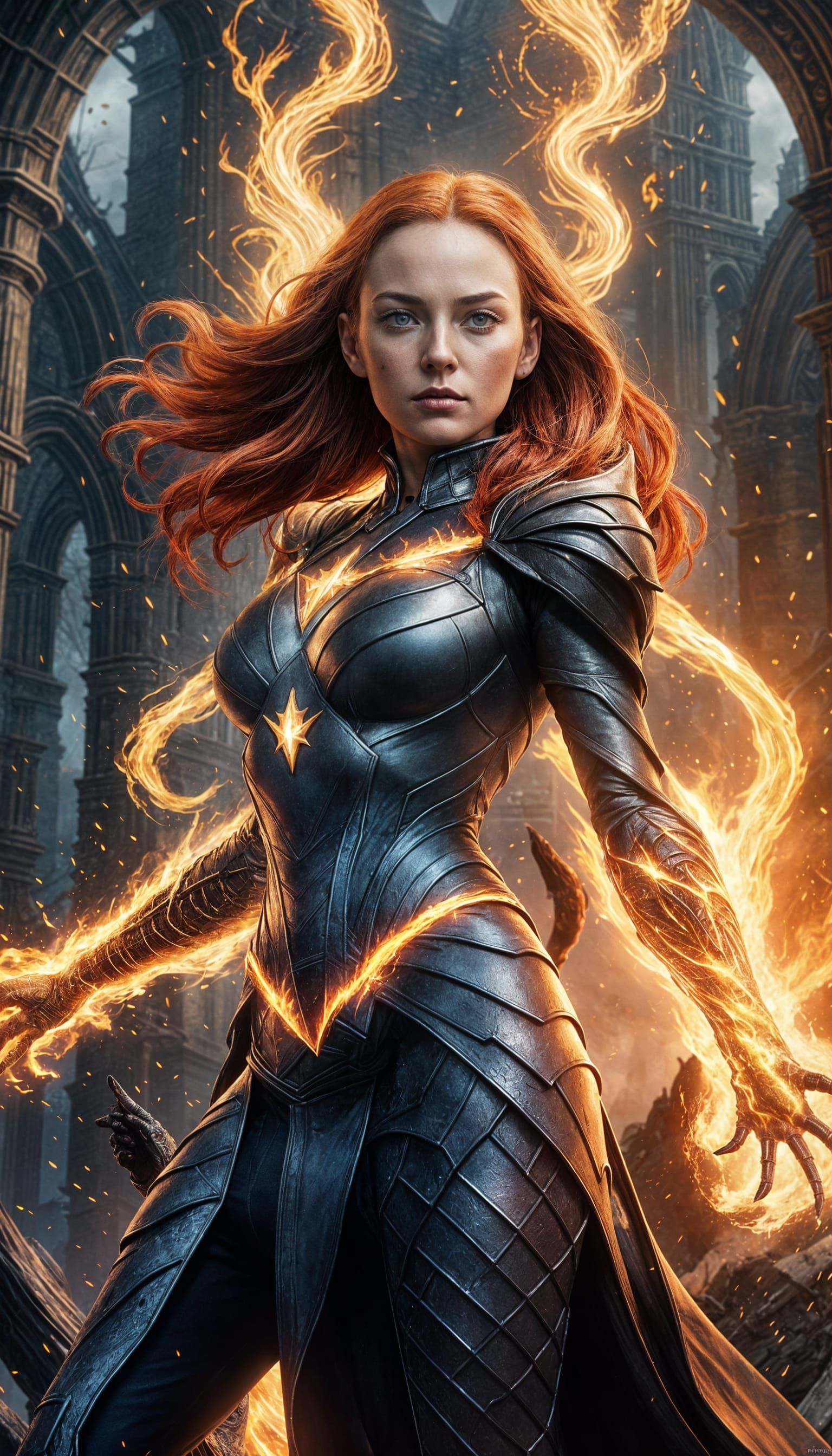 Dark Phoenix as Dark Souls Boss