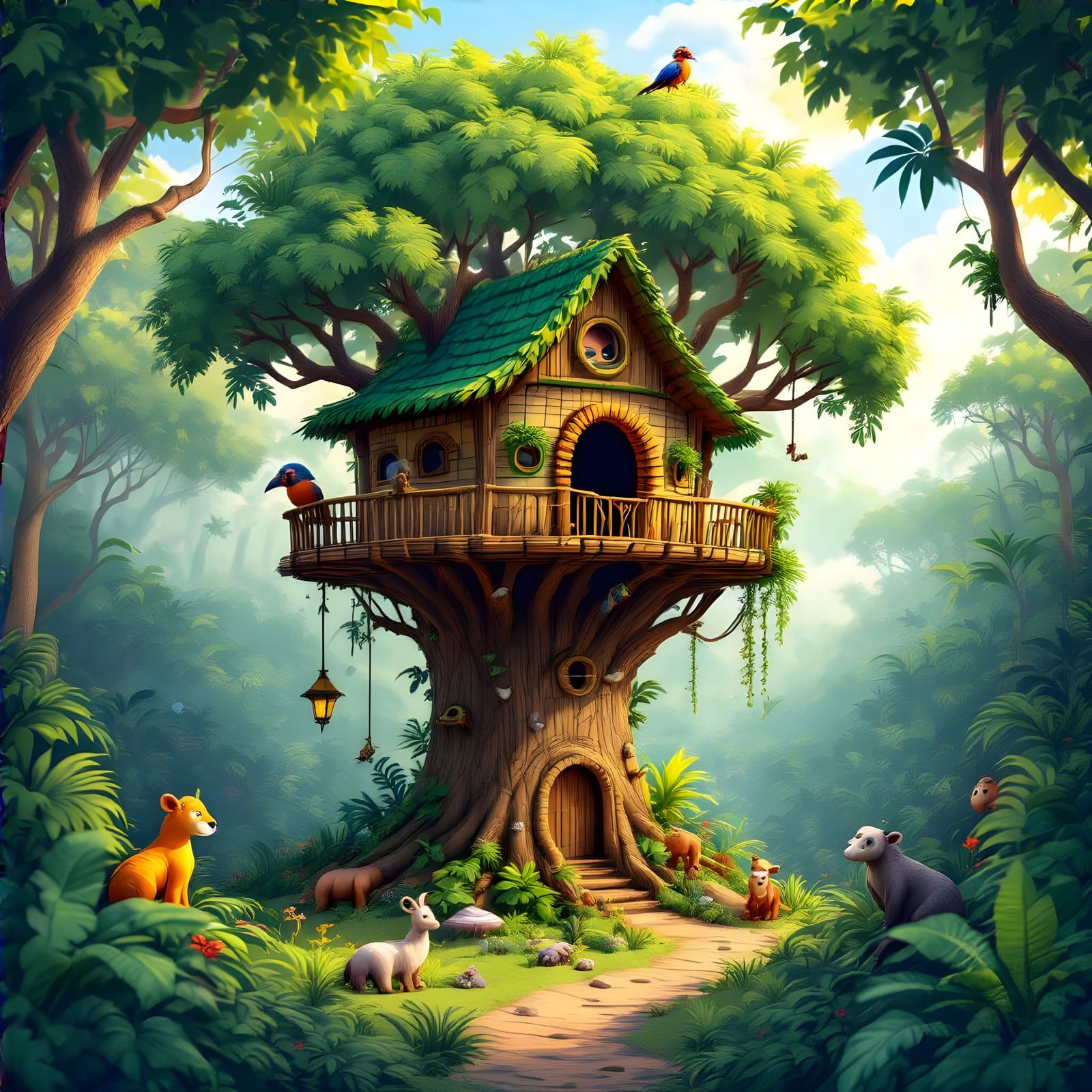 A Jungle Treehouse