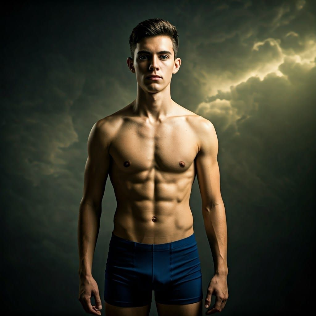 Air Force Cadet Shows Off Athletic Physique