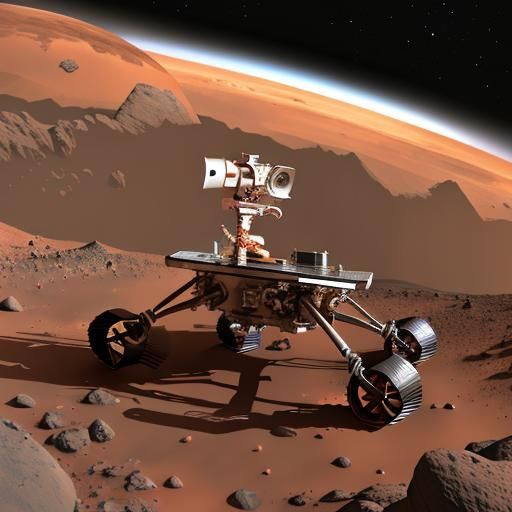 AI Generated Image of Mars