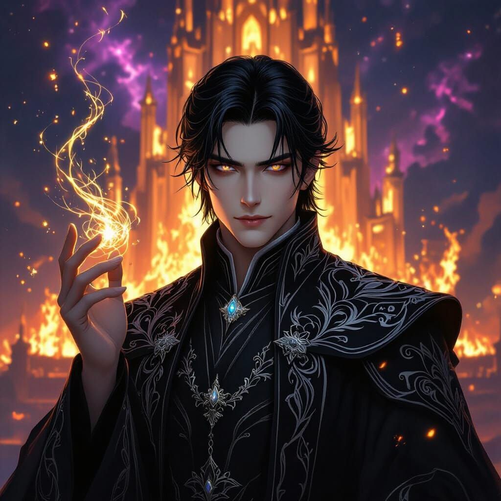 Arrogant Sovereign in Burning Celestial Palace