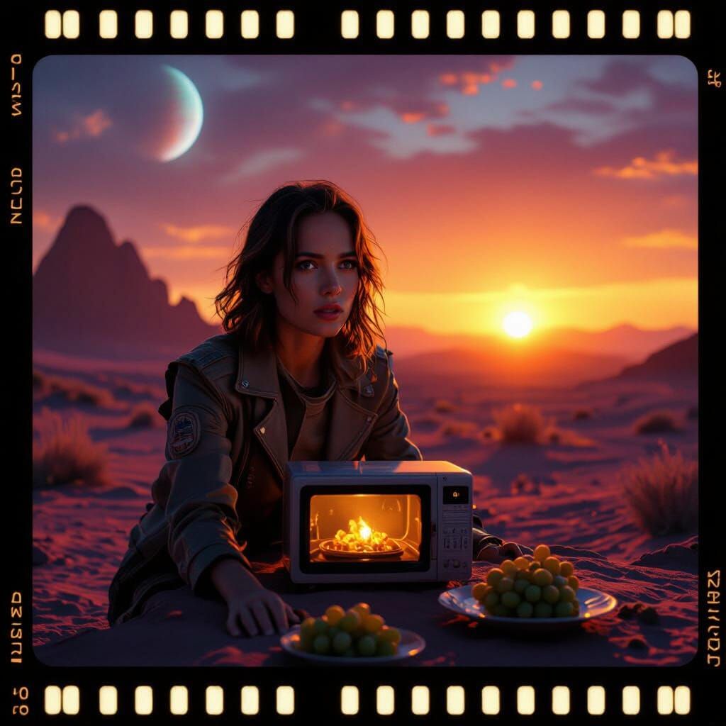 Tilly Norwood in Sci-Fi Epic "Grapes in a Microwave"