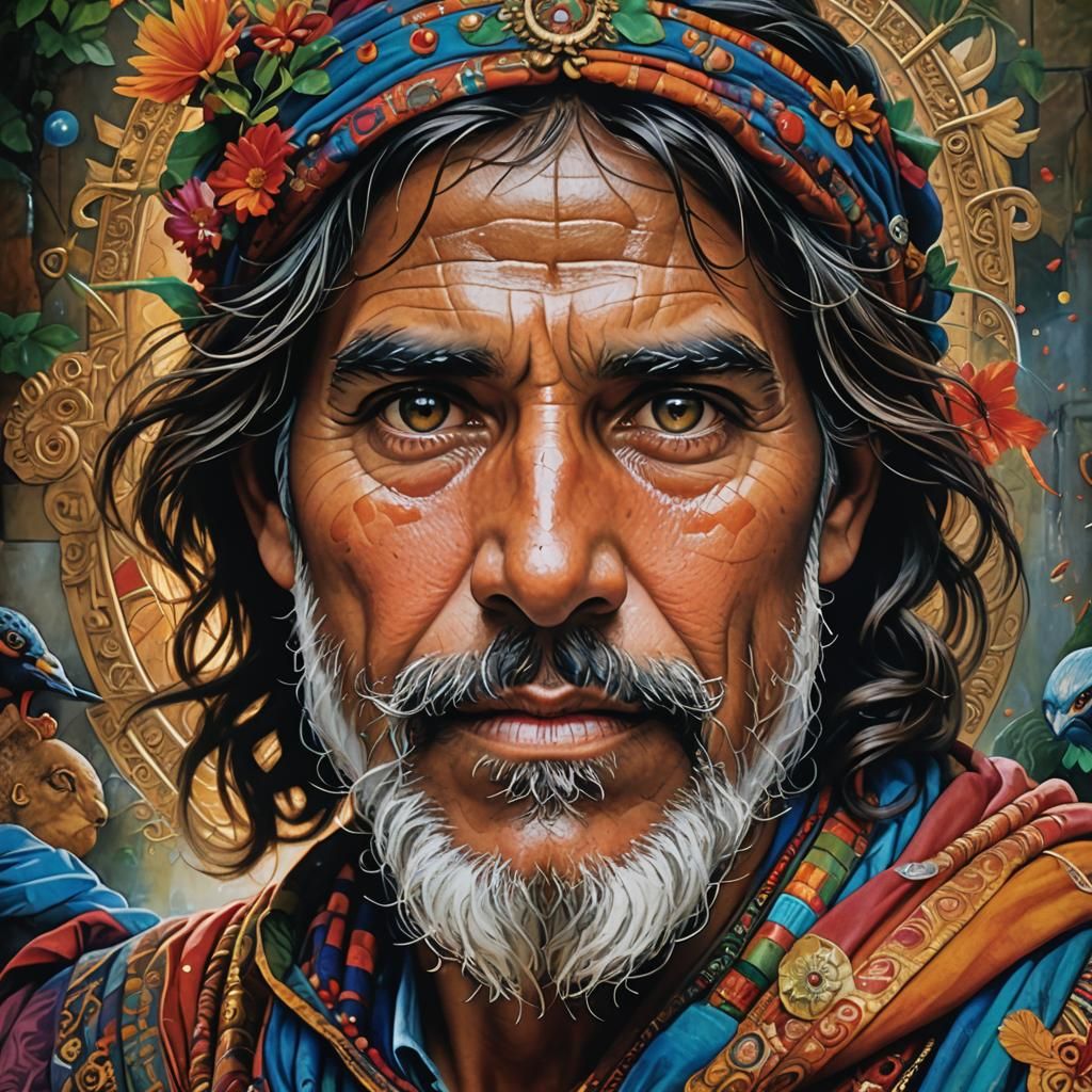 Magical Portrait in Romantic Storybook Style