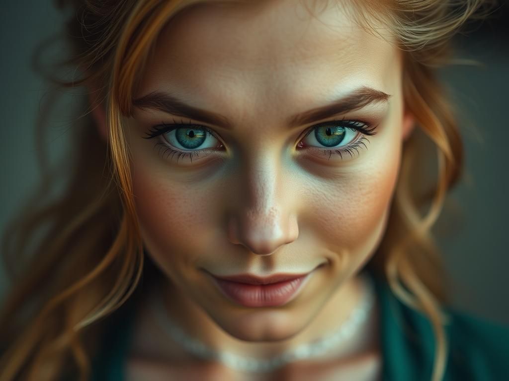 AI Generated Portrait of a Beautiful Face