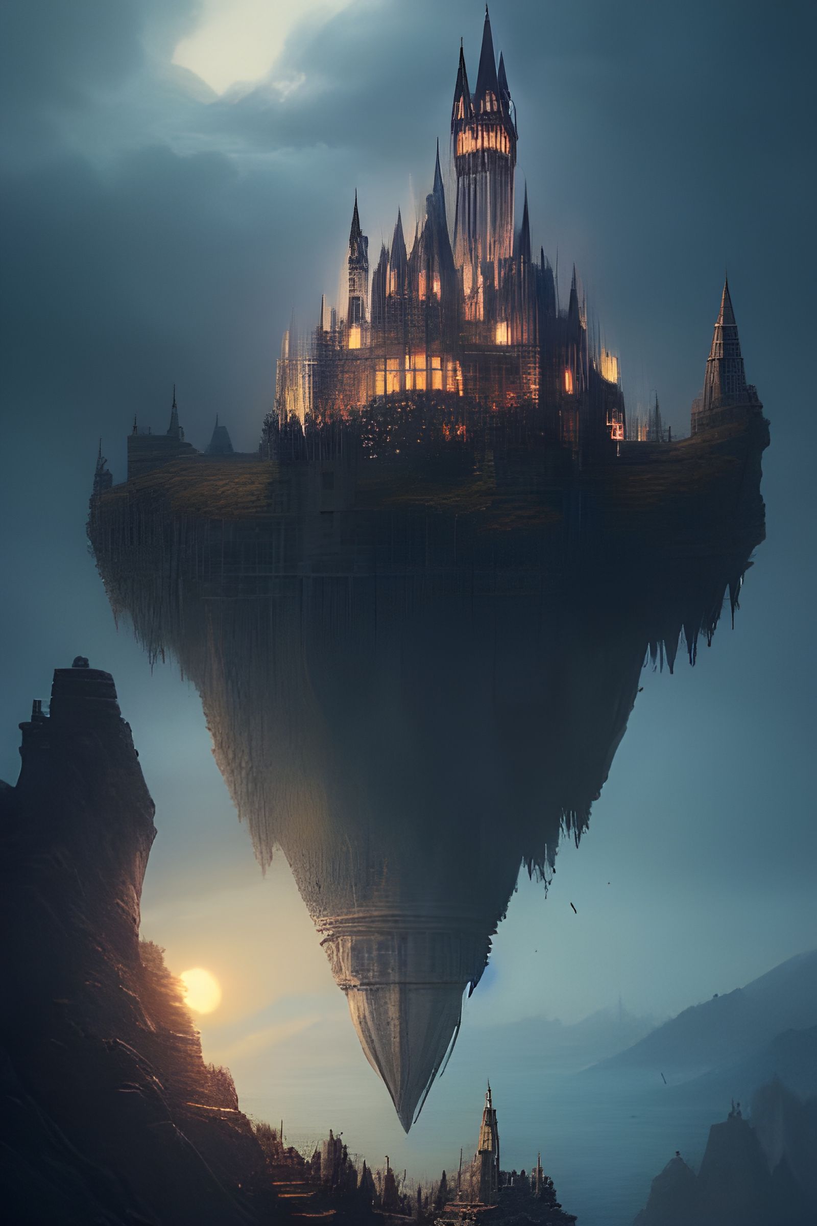 Floating castle