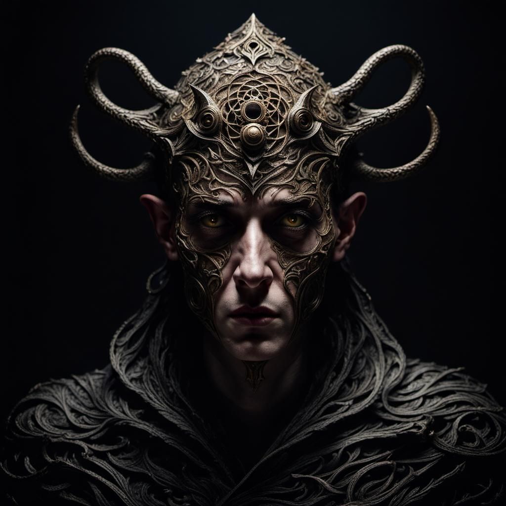 Eldritch Cosmic Horror in Style of Nicola Samori