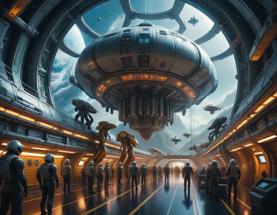 Rama Vessel Interior: A Cylindrical World