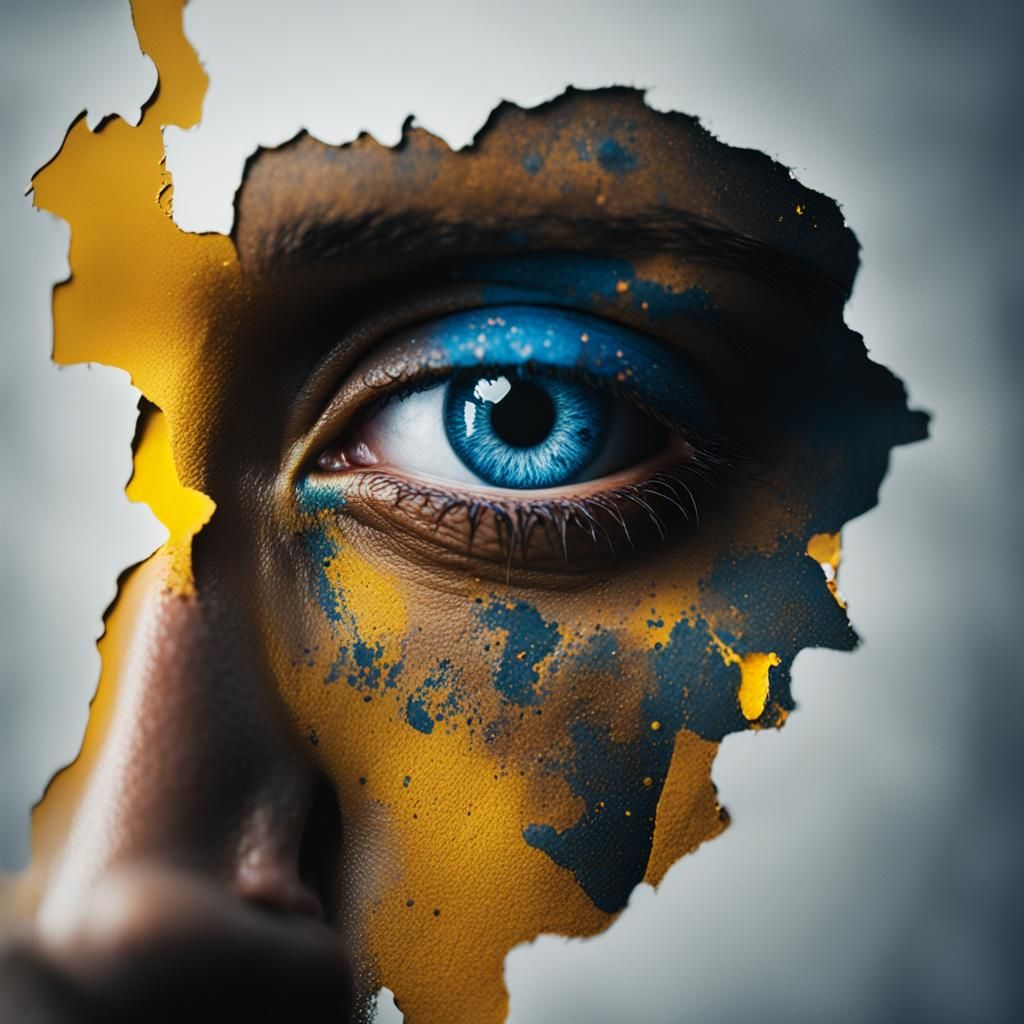 Mysterious Abstract Hole with Colorful Lights in 8K