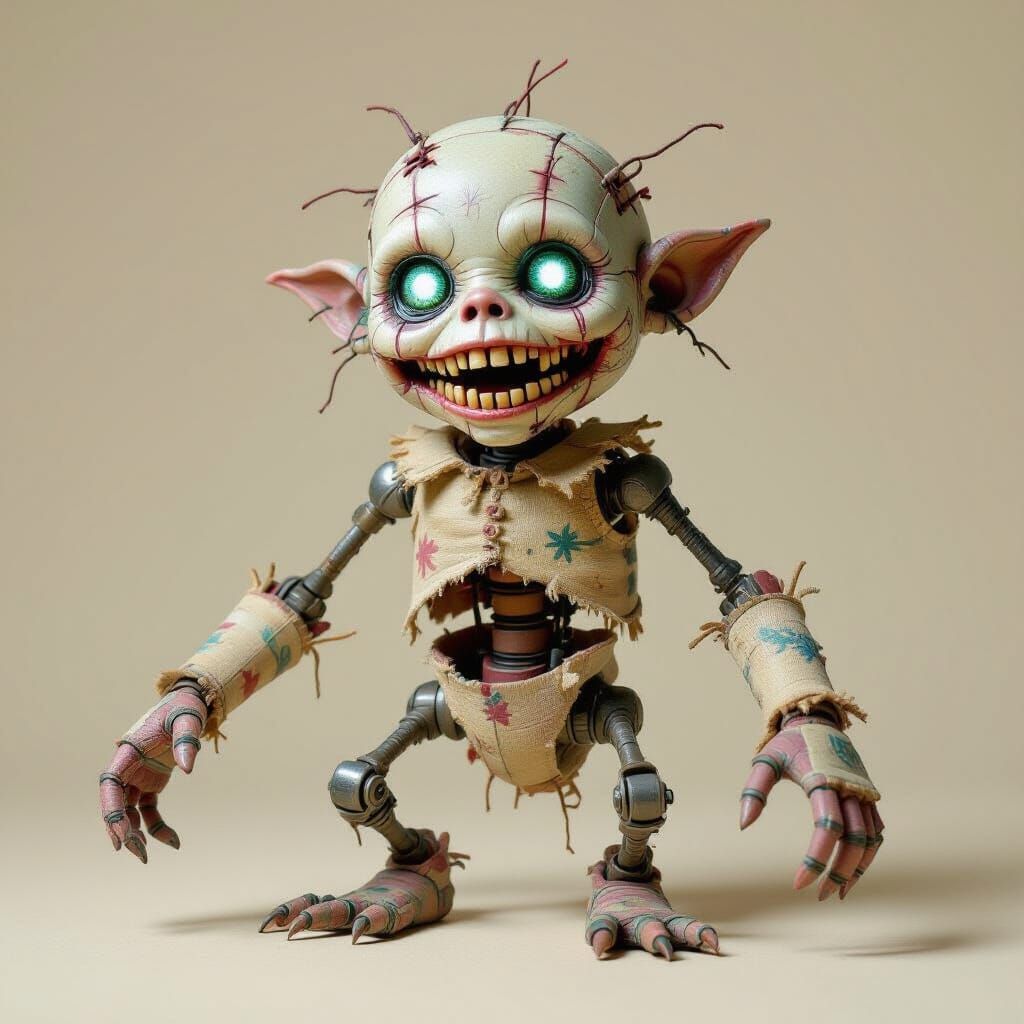 Flesh-Puppet Hatchling: A Creepy Amalgamation