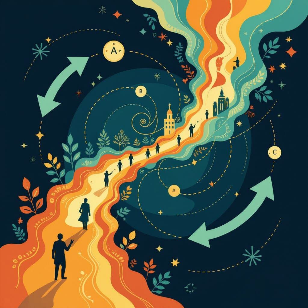 Time as the Condition of Becoming: A Philosophical Allegory