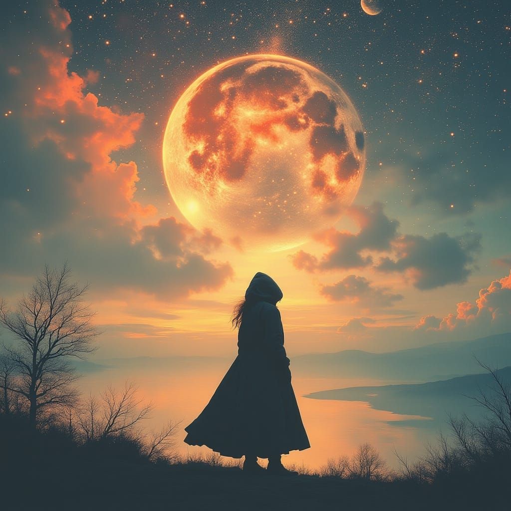 Cosmic Elegy in Pastel Hues