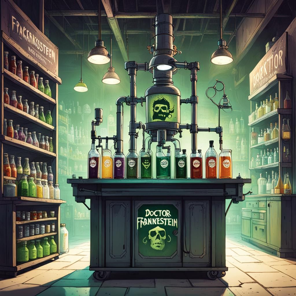 Doctor Frankenstein's Bizarre Soda Creation Unveiled in Haun...