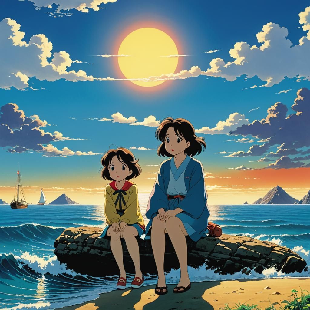 Sad Superheroine by the Sea, Anime Style