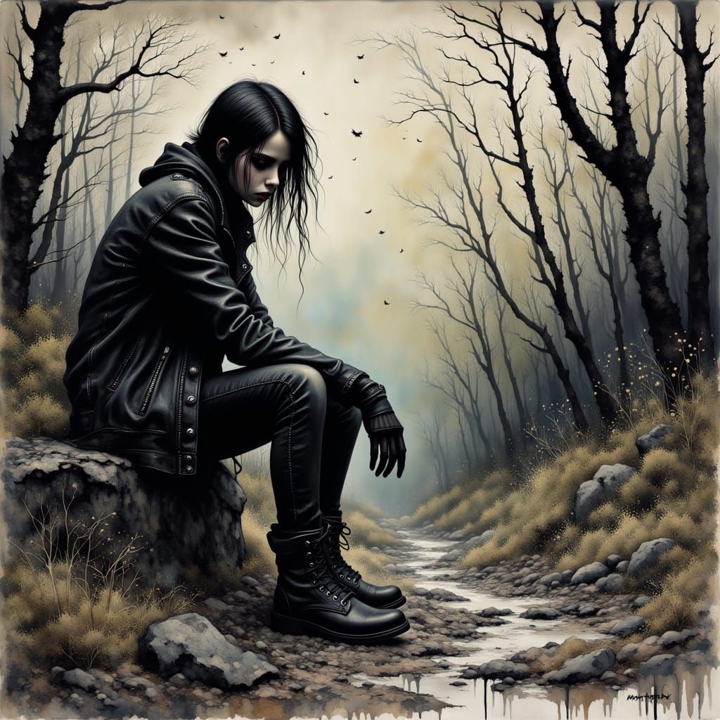 Goth in a Post-Apocalyptic Wonderland