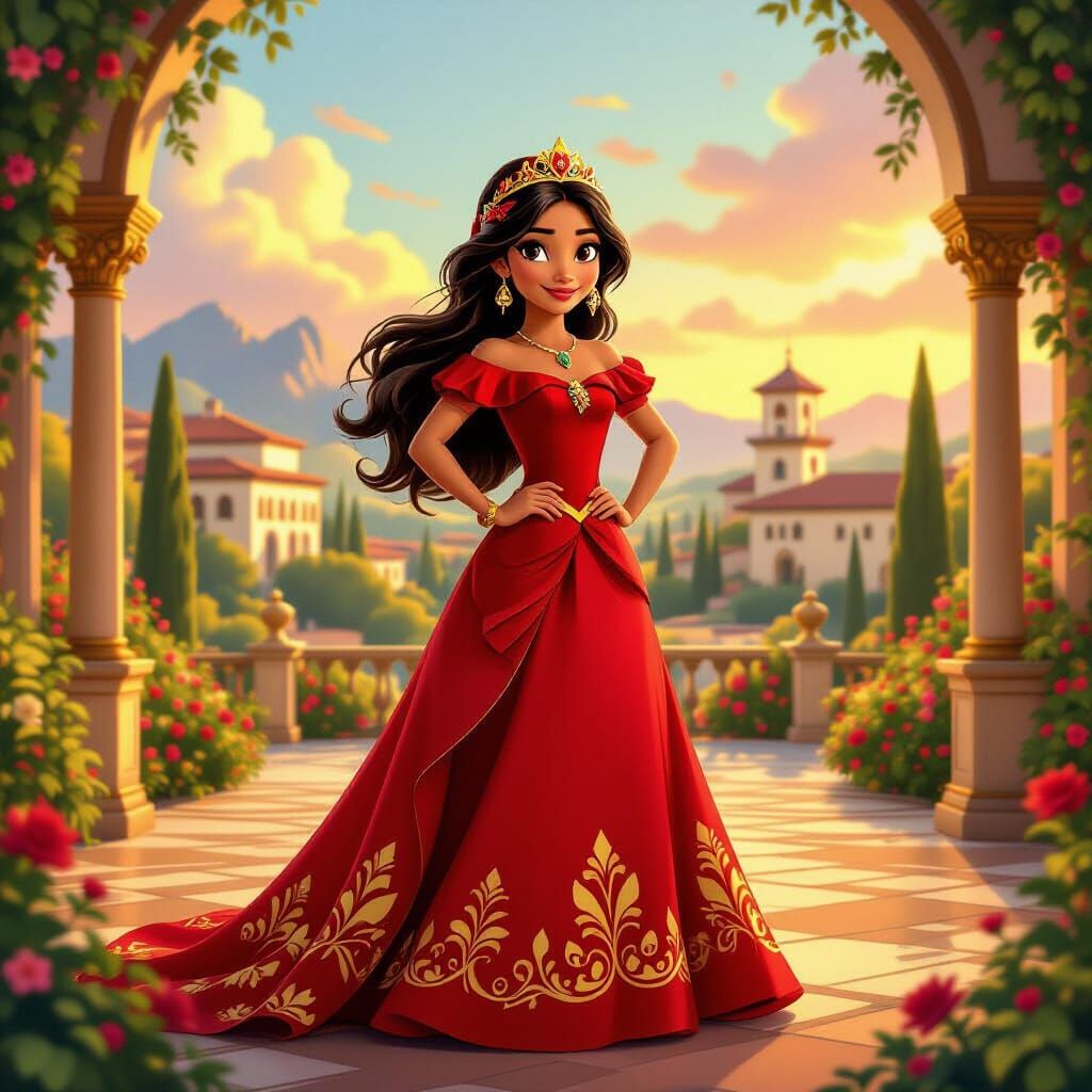 Elena of Avalor in Golden Hour Royal Kingdom