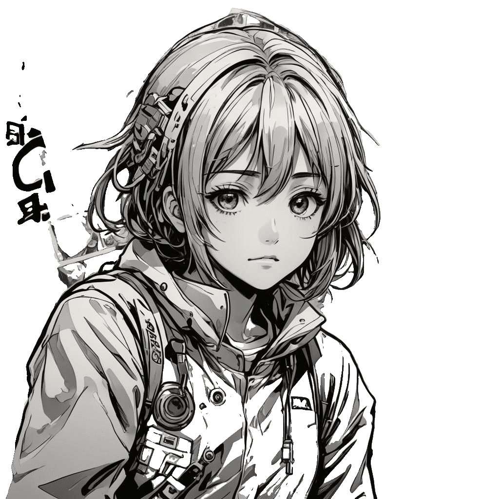 AI-Generated Manga Style Comic Art