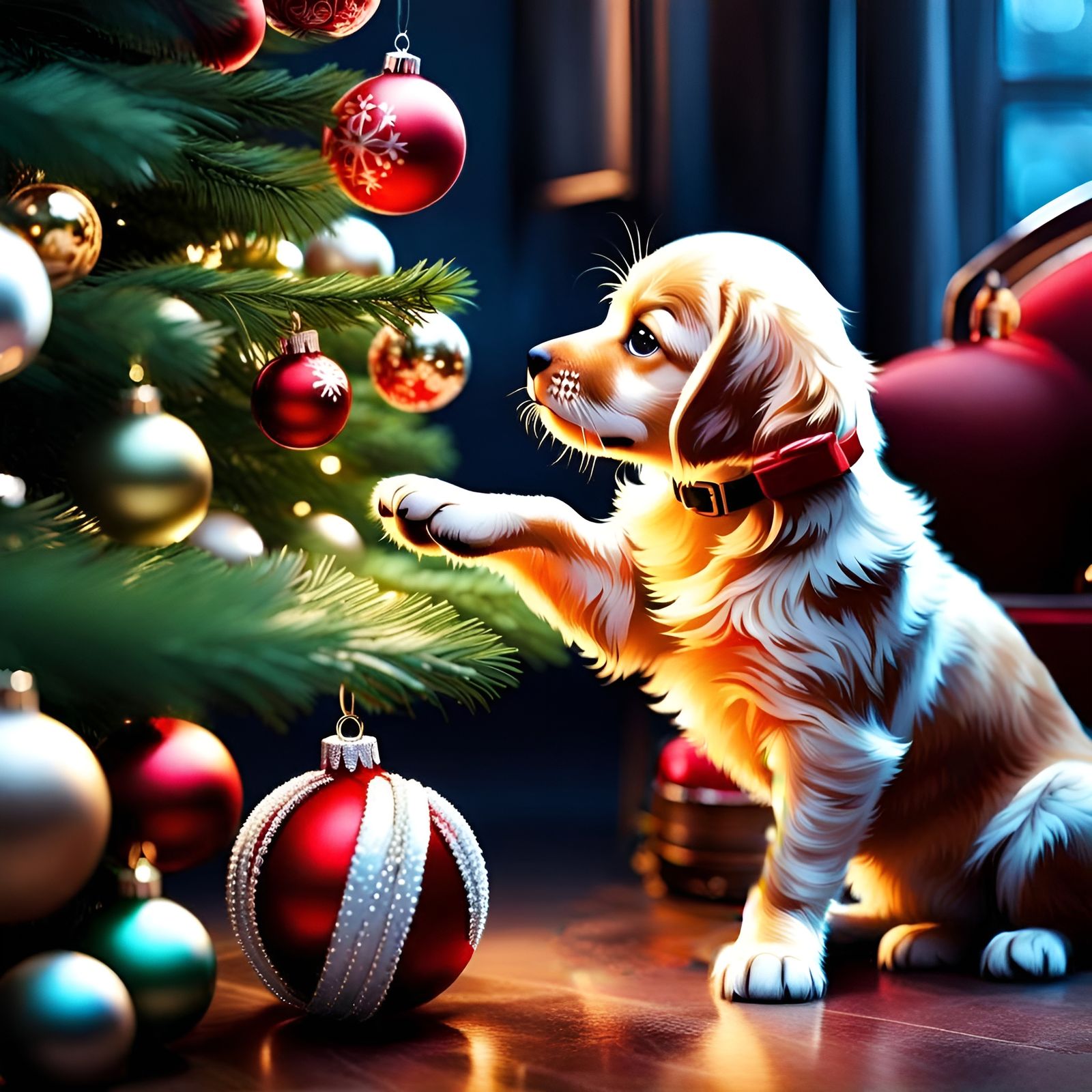 Seamless Blending on Brown Floor