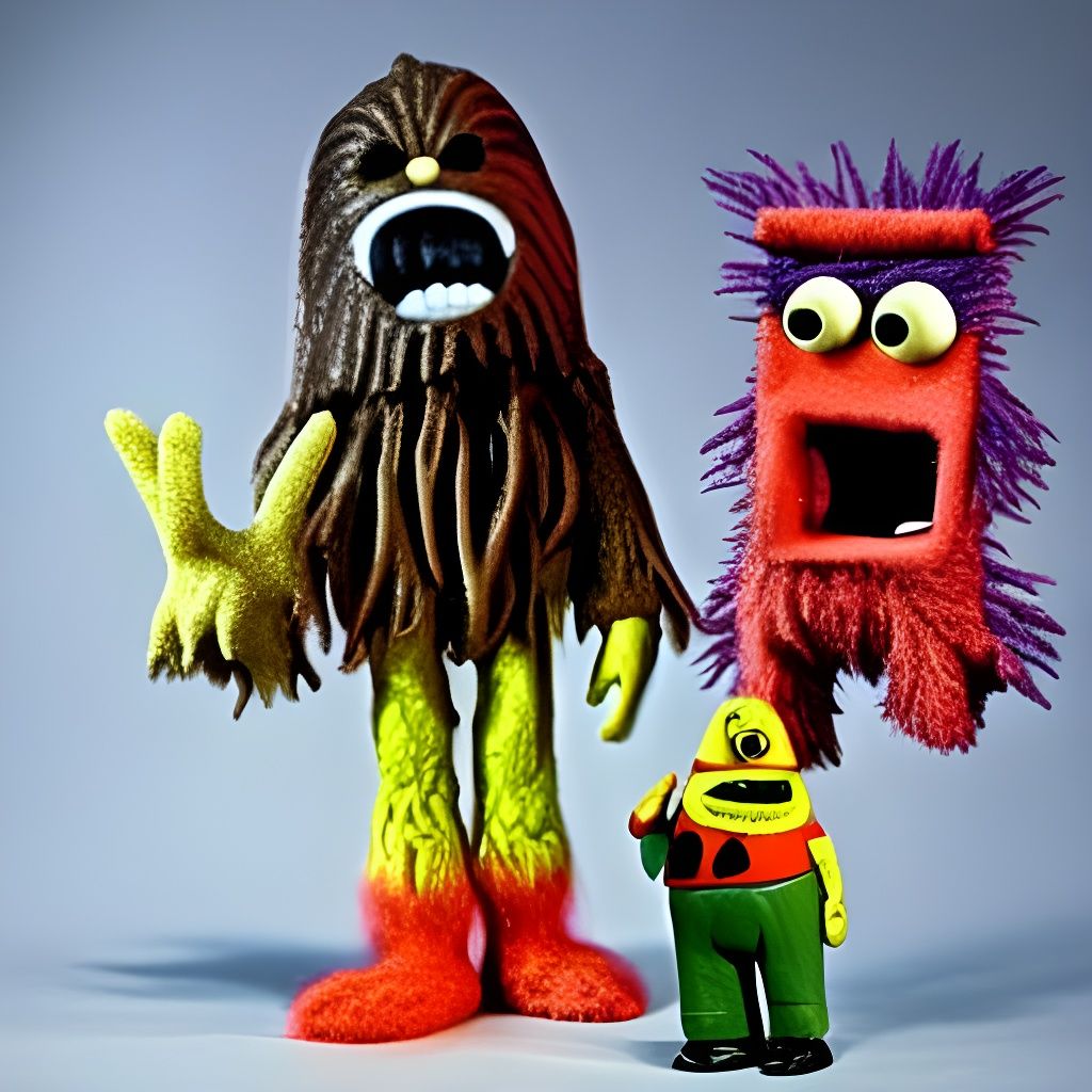 Frightening Chewbacca, SpongeBob, Beatles Hybrid