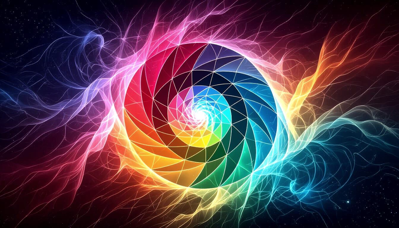 Cosmic Plasma Vortex: A Vibrant Star Formation Painting