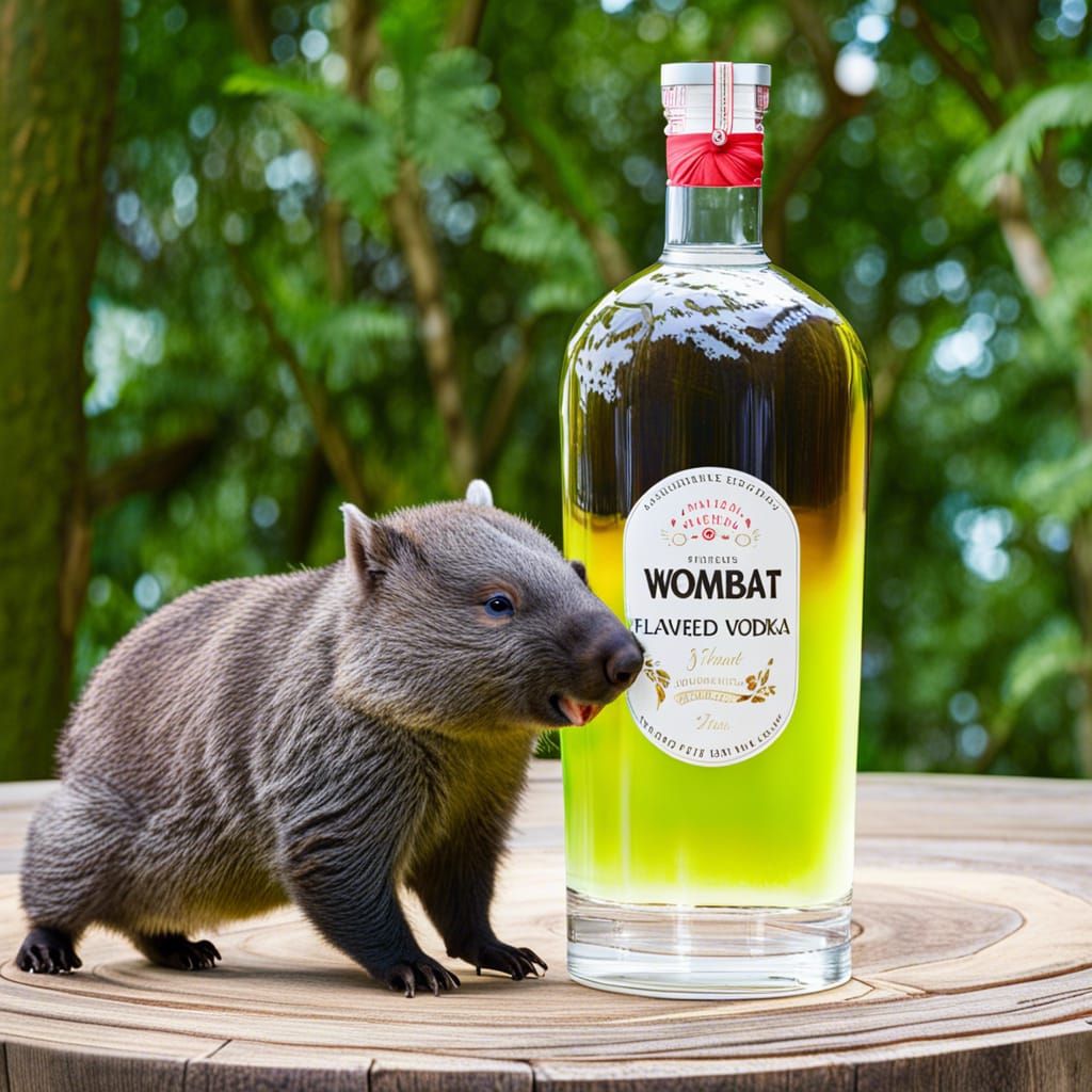 Wombat Flavored Vodka