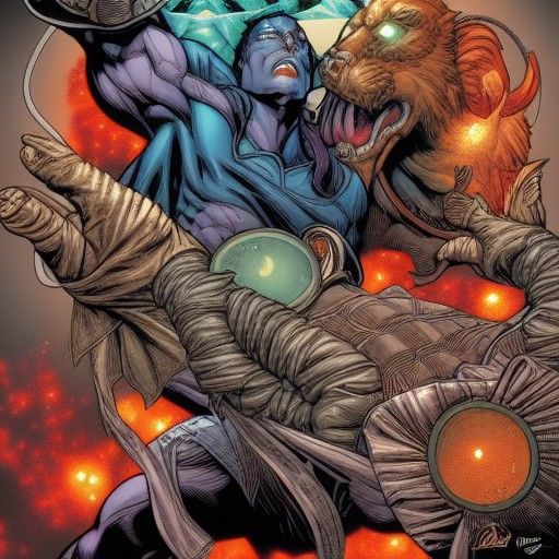 DC Comic Book Art by Mark Brooks and Dan Mumford