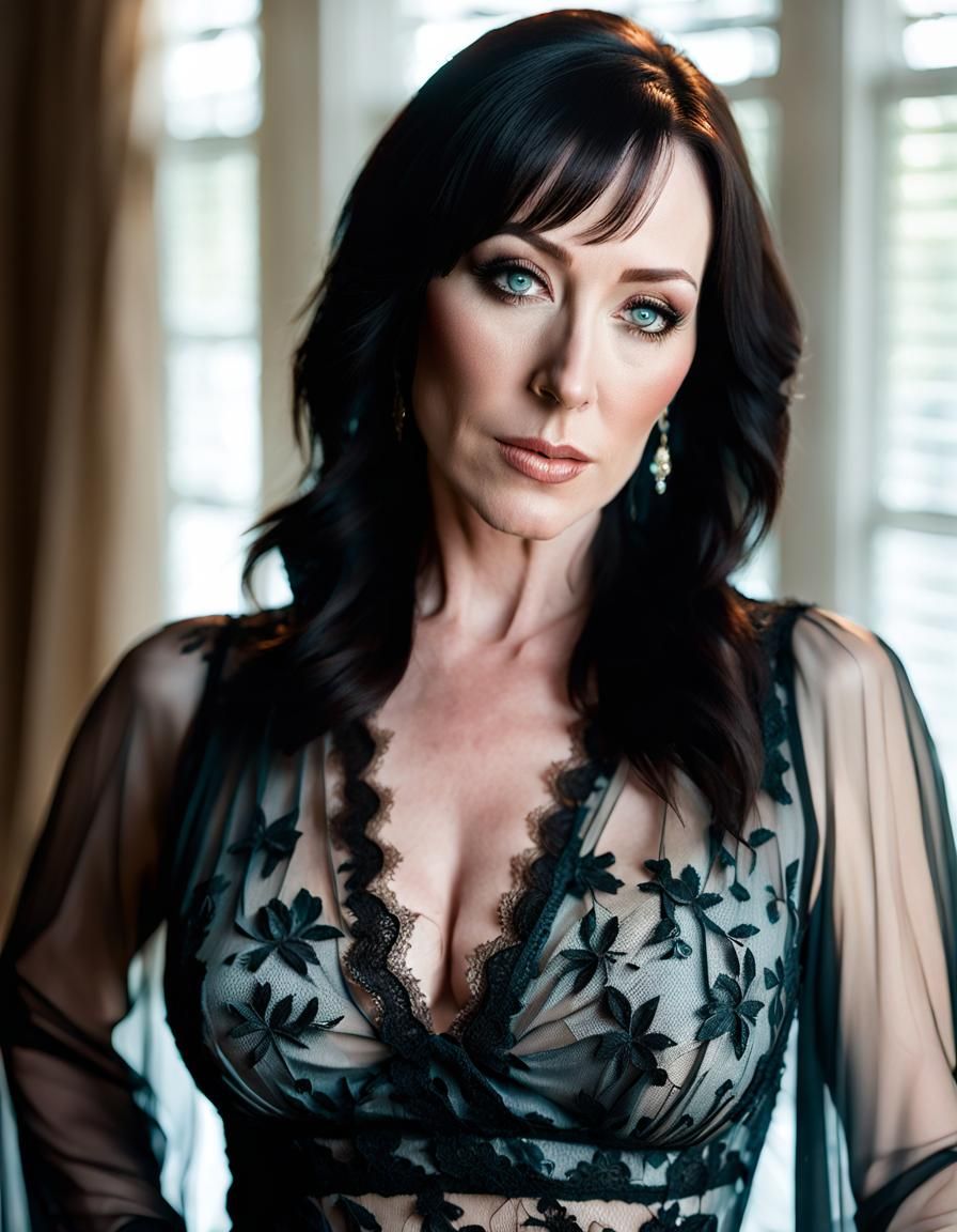 Rayveness in Chiffon Lace: Cinematic Photography