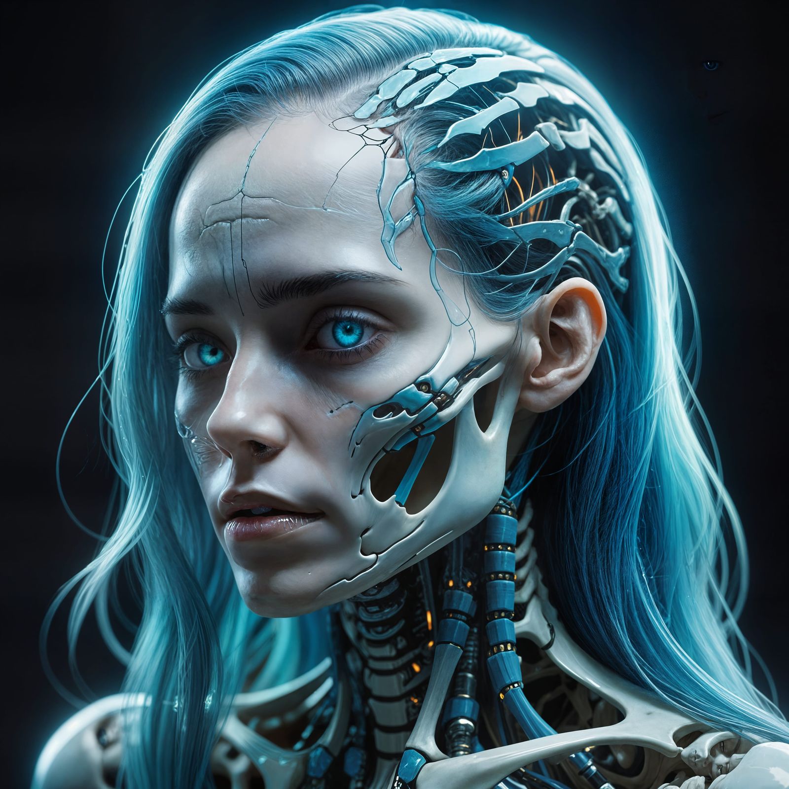 Transparent Beauty in Ethereal Realism