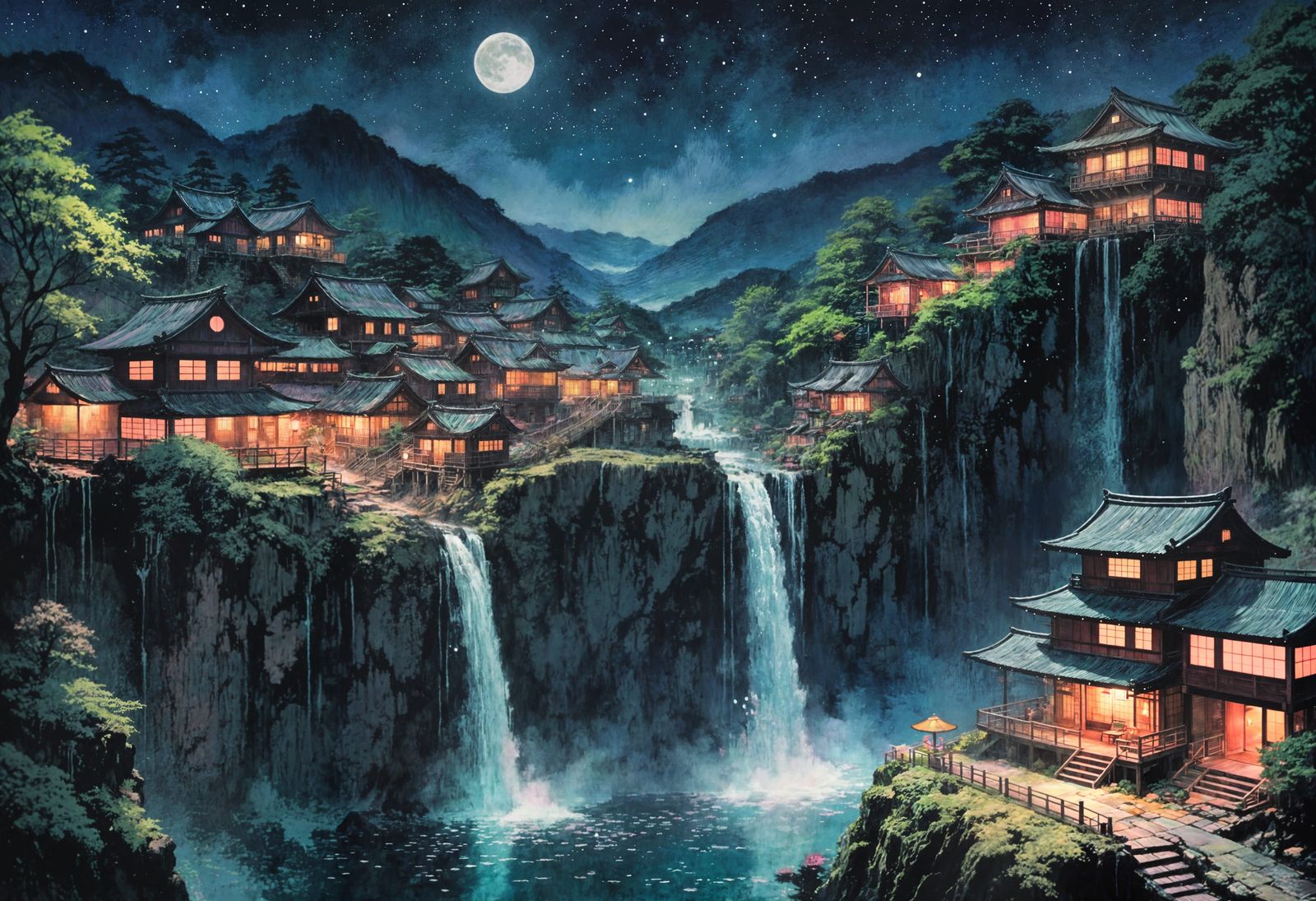 Waterfall Village