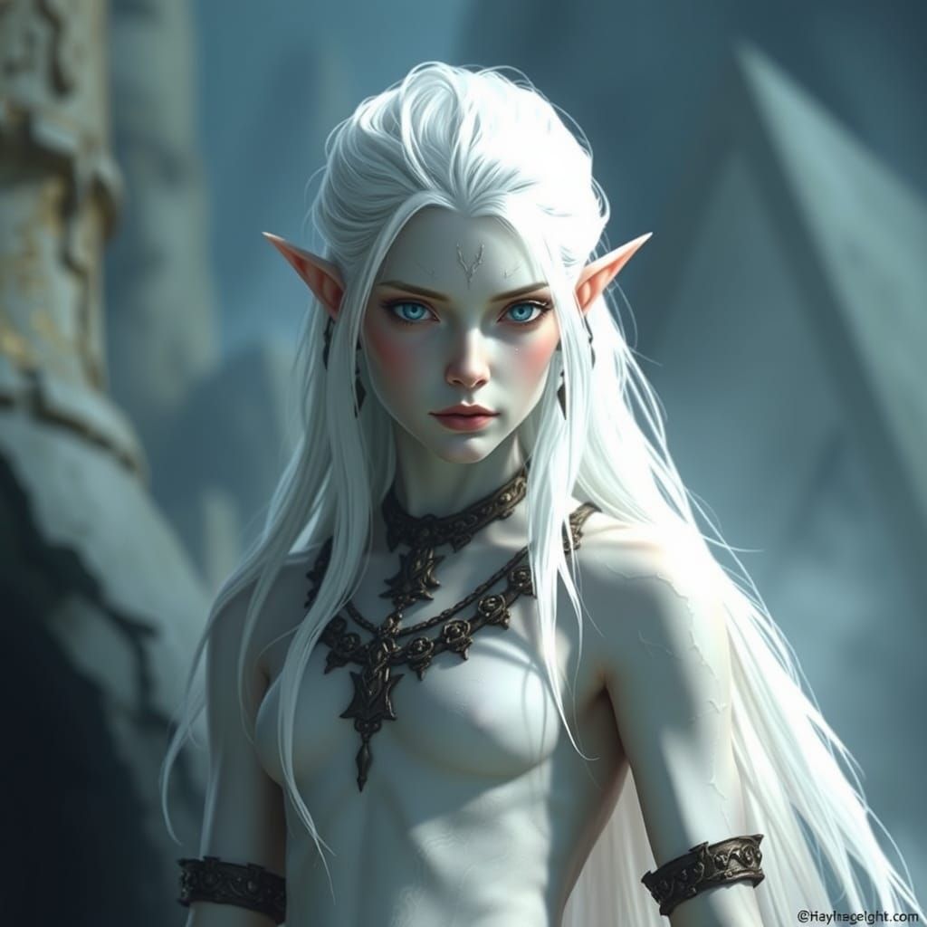 Ethereal Elf of Lost Kingdoms: Digital Art