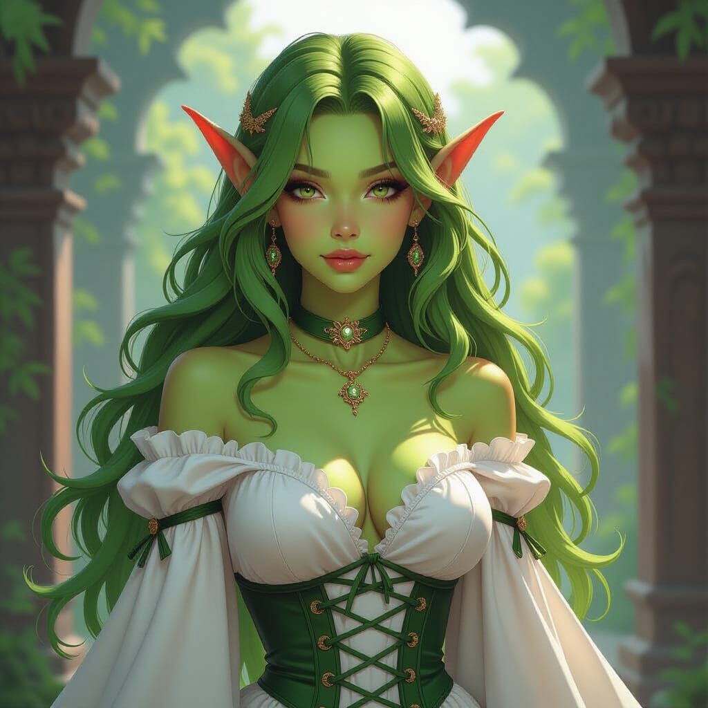 Hobgoblin Portrait in Concept Art Style