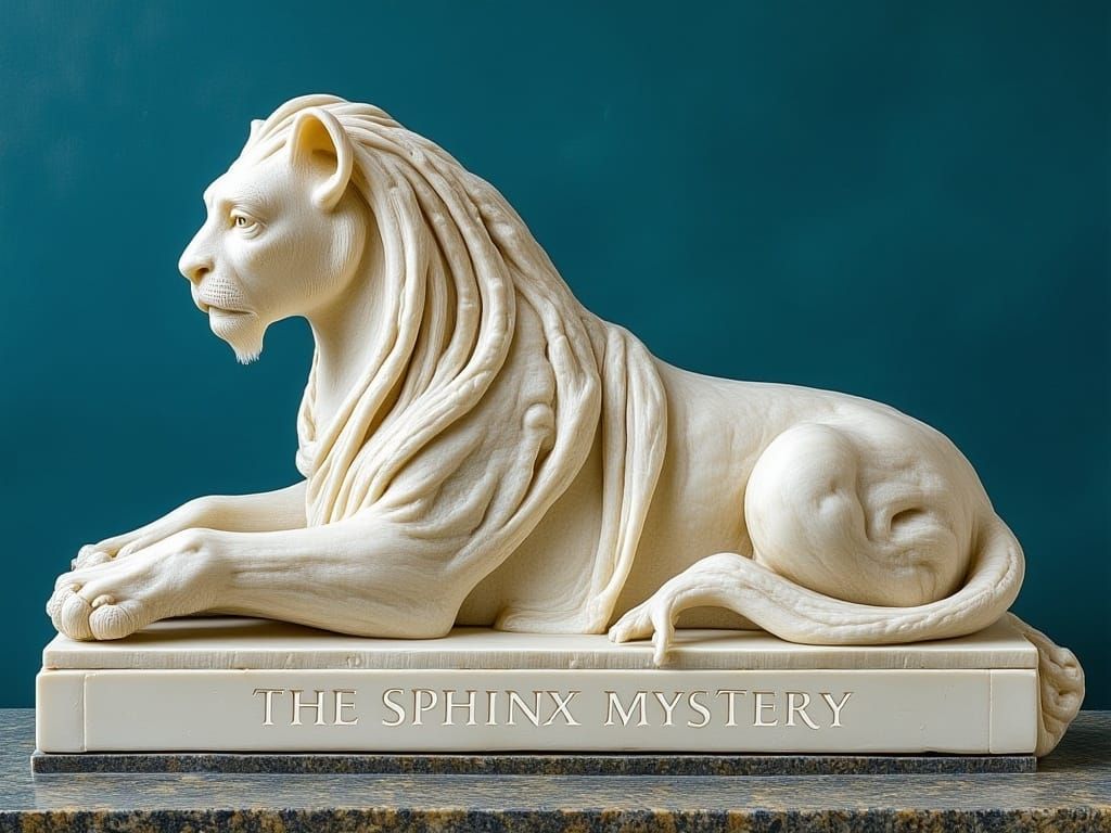 Ancient Egyptian Sphinx in Vibrant Colors