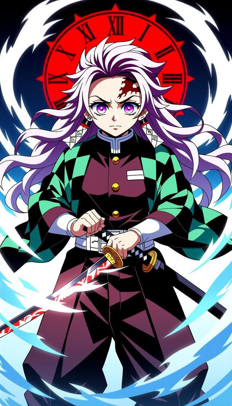 Original Demon Slayer Character in Anime Style