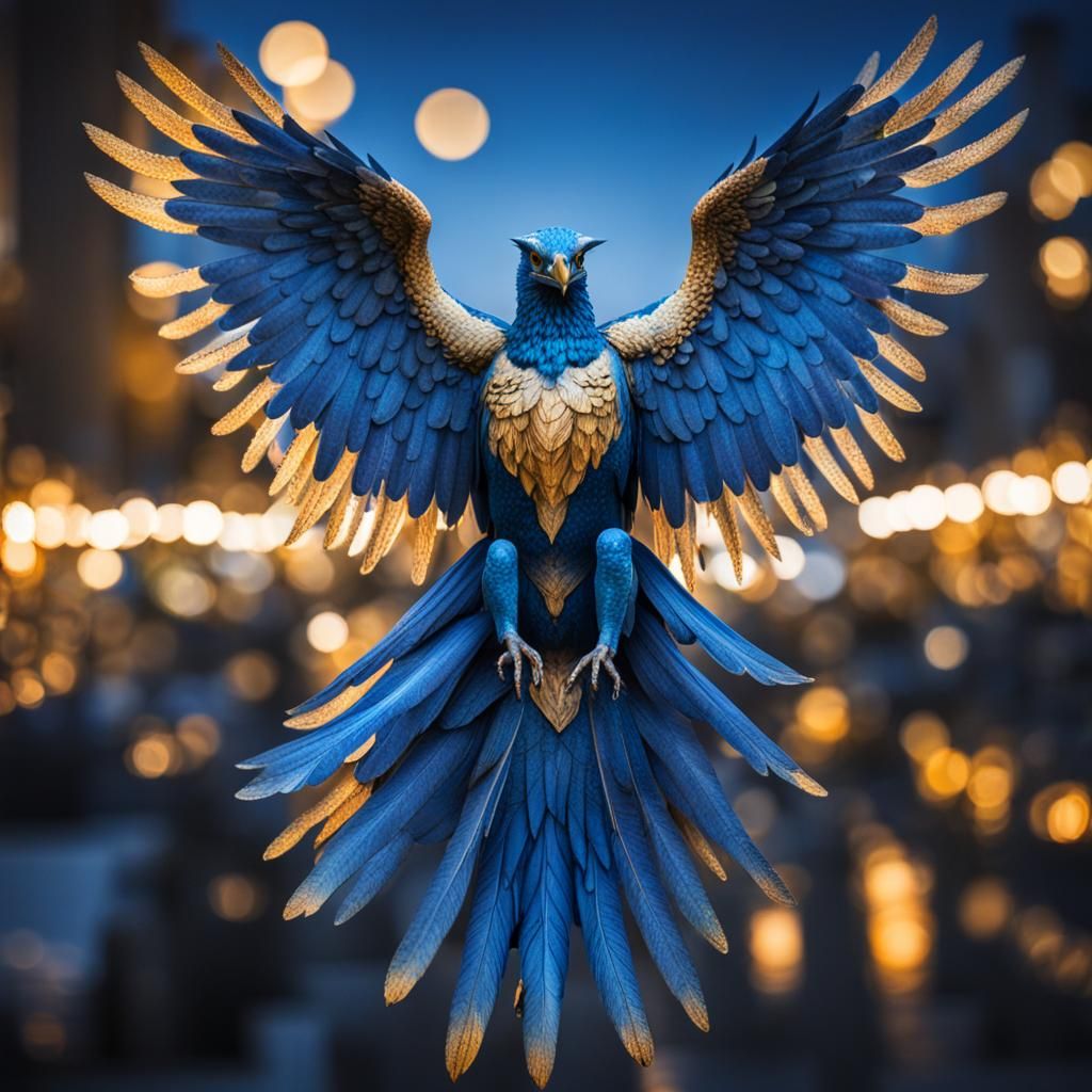 Blue Phoenix Rising: Galactic Love in Stellar Light