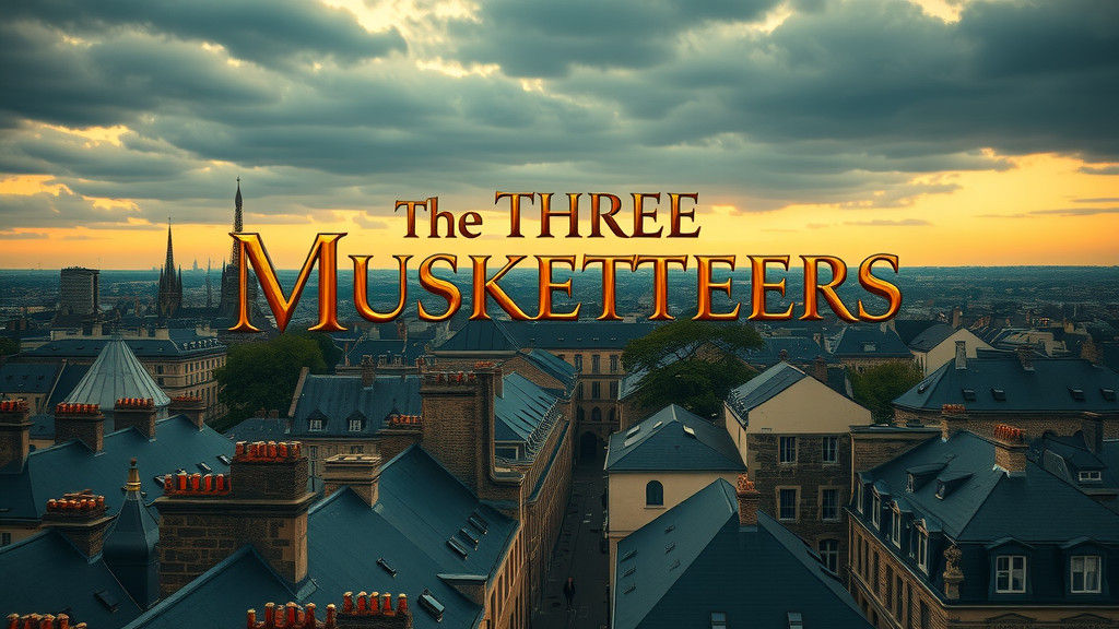 Paris 1625: Aerial View with Gilded Title