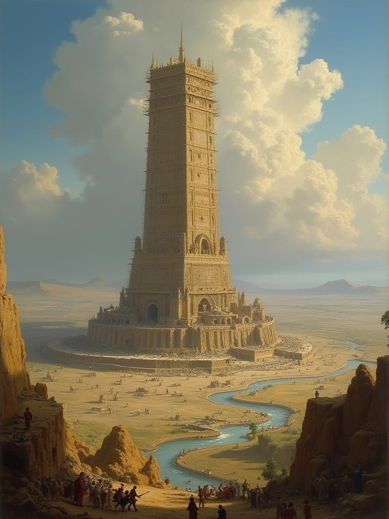 Ancient Wonders Rise Amidst Turbulent Skies
