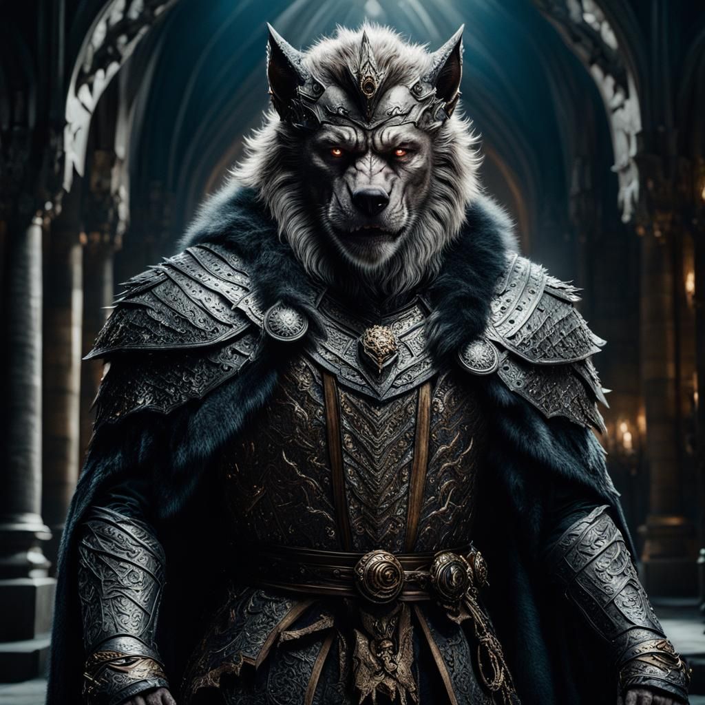 Taron Egerton as Werewolf King: Digital Matte Painting