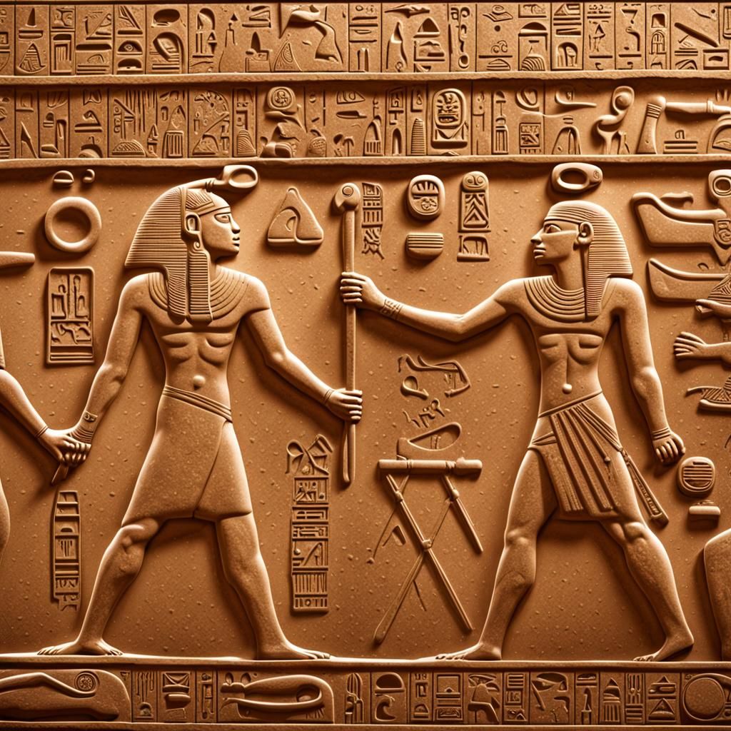 Deadly Hieroglyphs Bas-Relief Curse